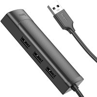 USB-хаб Hoco HB42 USB Type-A (3 x USB 2.0, 1.2 м)
