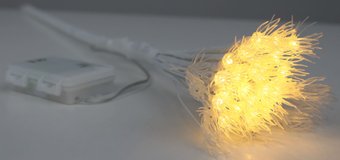 Рождественская ветка AksHome Тип 8 Фейерверк 31х75см 25LED 3АА