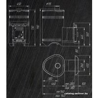 Банная печь Ферингер Малютка Дуб телескоп, серия "ПС"