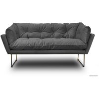 Диван Brioli Анико двухместный (V4/темно-серый)