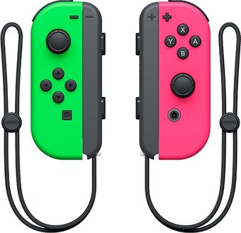 Joy-Con (неоновый зеленый/неоновый розовый)