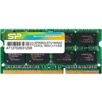 Оперативная память Silicon-Power 8GB DDR3 SO-DIMM PC3-12800 SP008GLSTU160N02