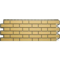 Панель фасадная Альта-Профиль Кирпич Клинкерный 1220x440 мм 7021 (желтый)