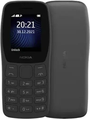 

Кнопочный телефон Nokia 105 (2022) TA-1423 (черный)