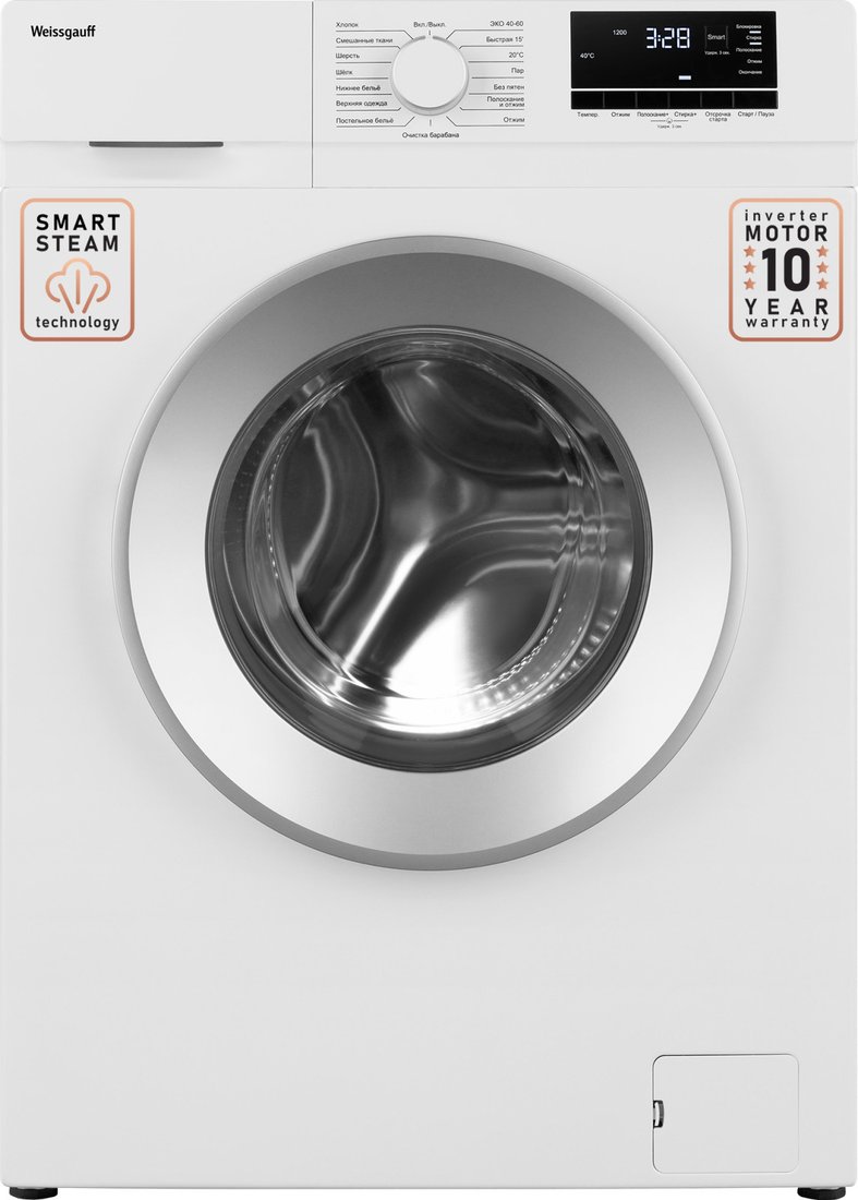 

Стиральная машина Weissgauff WM 4527 DC Inverter Steam