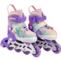 Роликовые коньки Cosmoride Cleo (р-р 31-34, белый/фиолетовый)