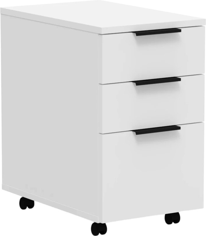 Комод Crafto Лила 03 35x55x61 (белый/черный)