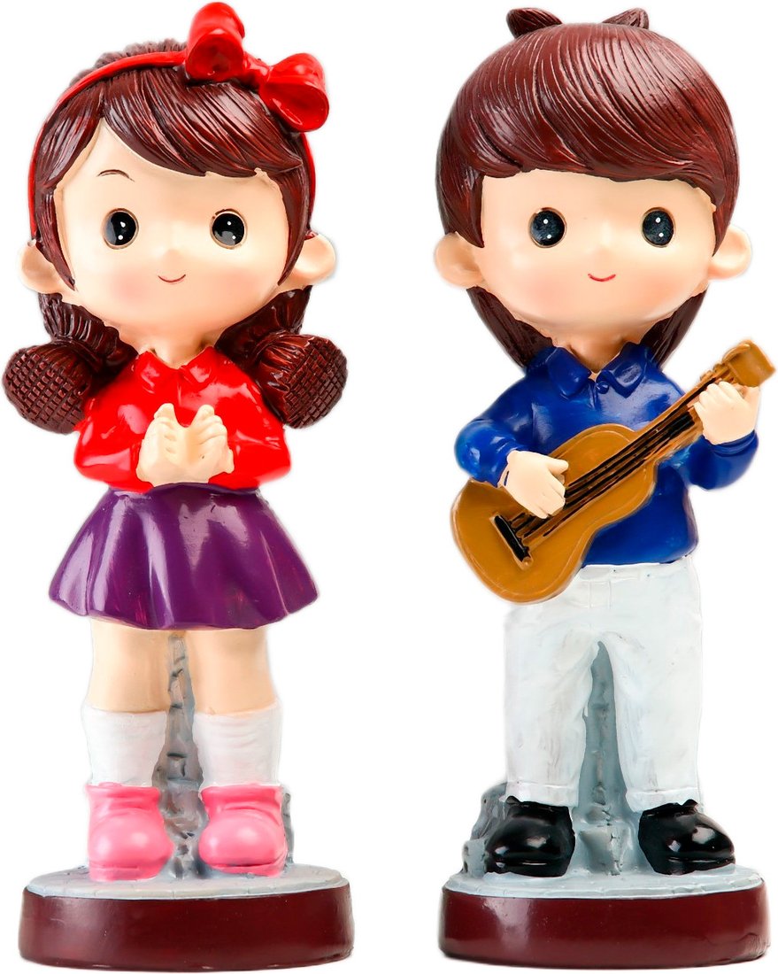 

Набор статуэток Sima-Land Пара с гитарой 9902941 (2шт)