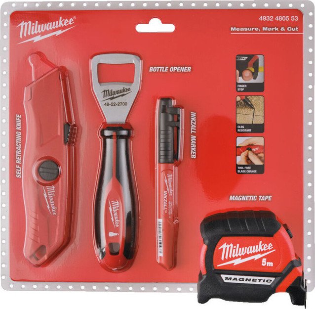 

Набор домашнего мастера Milwaukee 4932480553 (4 предмета)