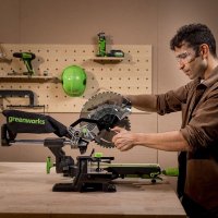 Торцовочная пила Greenworks GD24MS216 1501707UH (с 1-им АКБ)