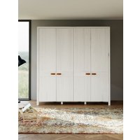 Шкаф распашной Диприз Мадейра 4 дв Д.70075.1 (сосна/белый воск 1620)