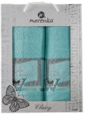 

Набор полотенец Merzuka 50x90/70x140 11290 (бирюзовый)