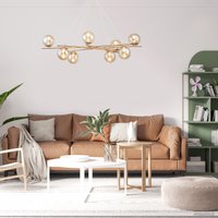 Подвесная люстра Escada Balance 1119/8S E14*40W Gold