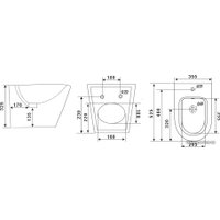 Биде Timo Inari ТК-504 MB