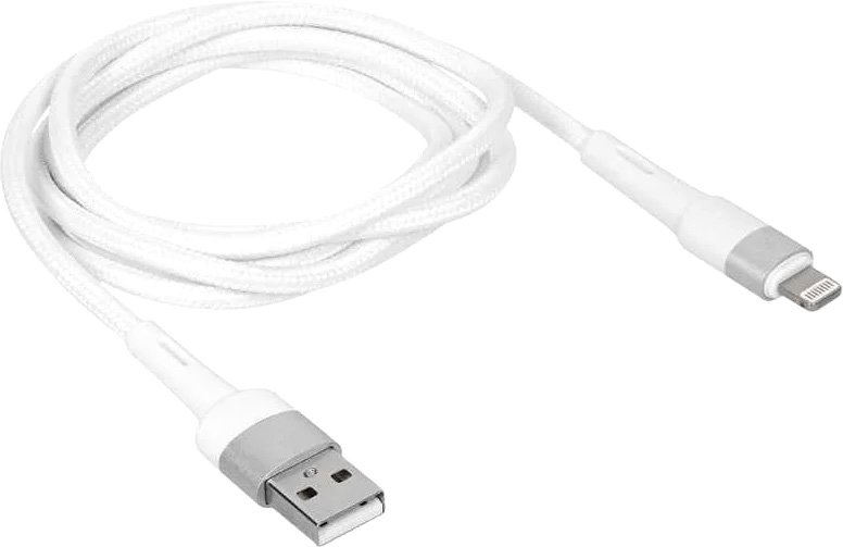 

Кабель TFN TFN-C-ENV-AL1MWH USB Type-A - Lightning (1.2 м, белый)