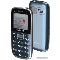 Кнопочный телефон Maxvi B6 (маренго)