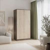 Шкаф-купе Кортекс-мебель Лагуна ШК01-00 (орех элия/дуб сонома)