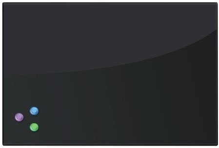 

Магнитно-маркерная доска BRAUBERG стеклянная 40x60 см (черный)