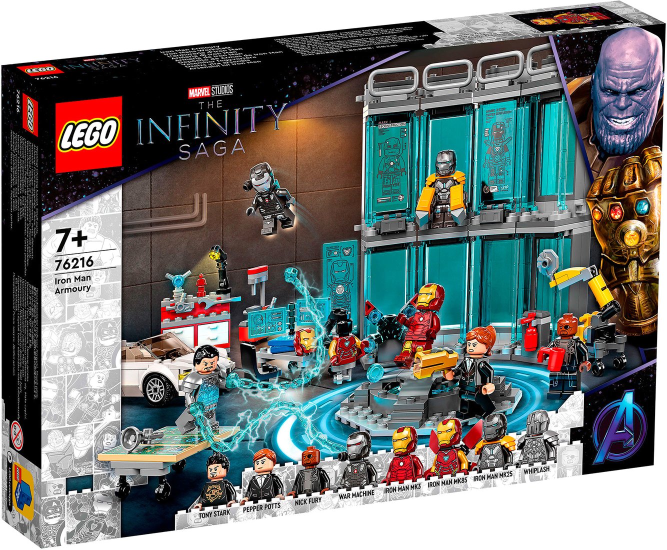 

Конструктор LEGO Marvel 76216 Арсенал Железного человека