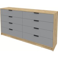 Комод Интерлиния Концепт КТ-К197 (серебро/дуб золотой)