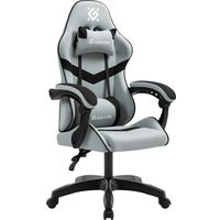 Игровое (геймерское) кресло Defender Savage (серый/черный)