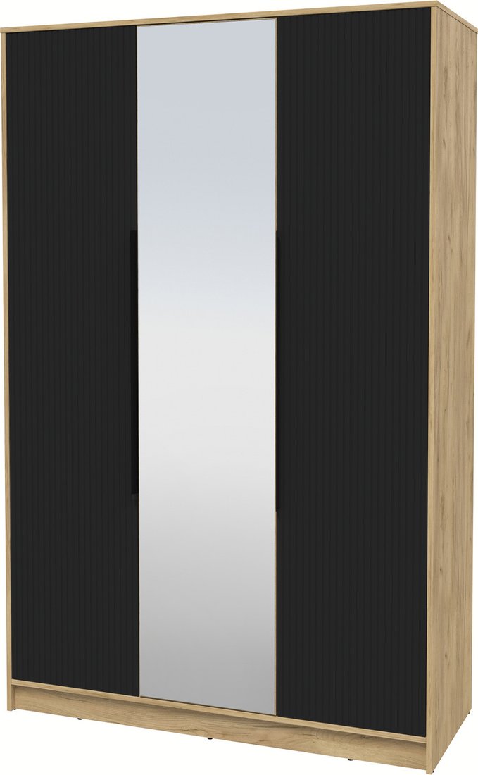 

Шкаф распашной Интерлиния Концепт Лайн КТ-Ш3з (дуб золотой/черный)