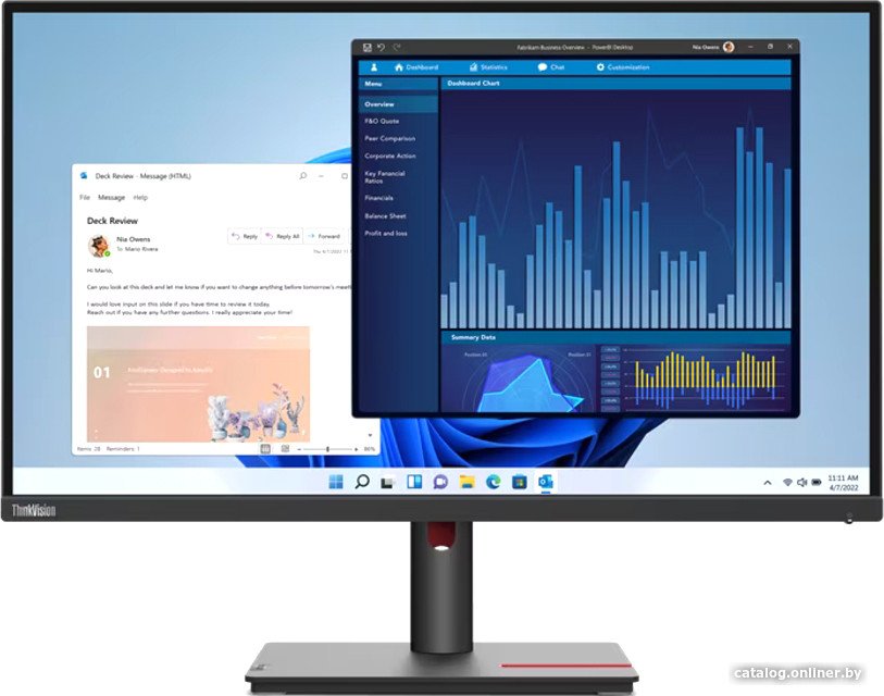 Монитор Lenovo ThinkVision T27p-30 63A9GAR1CB