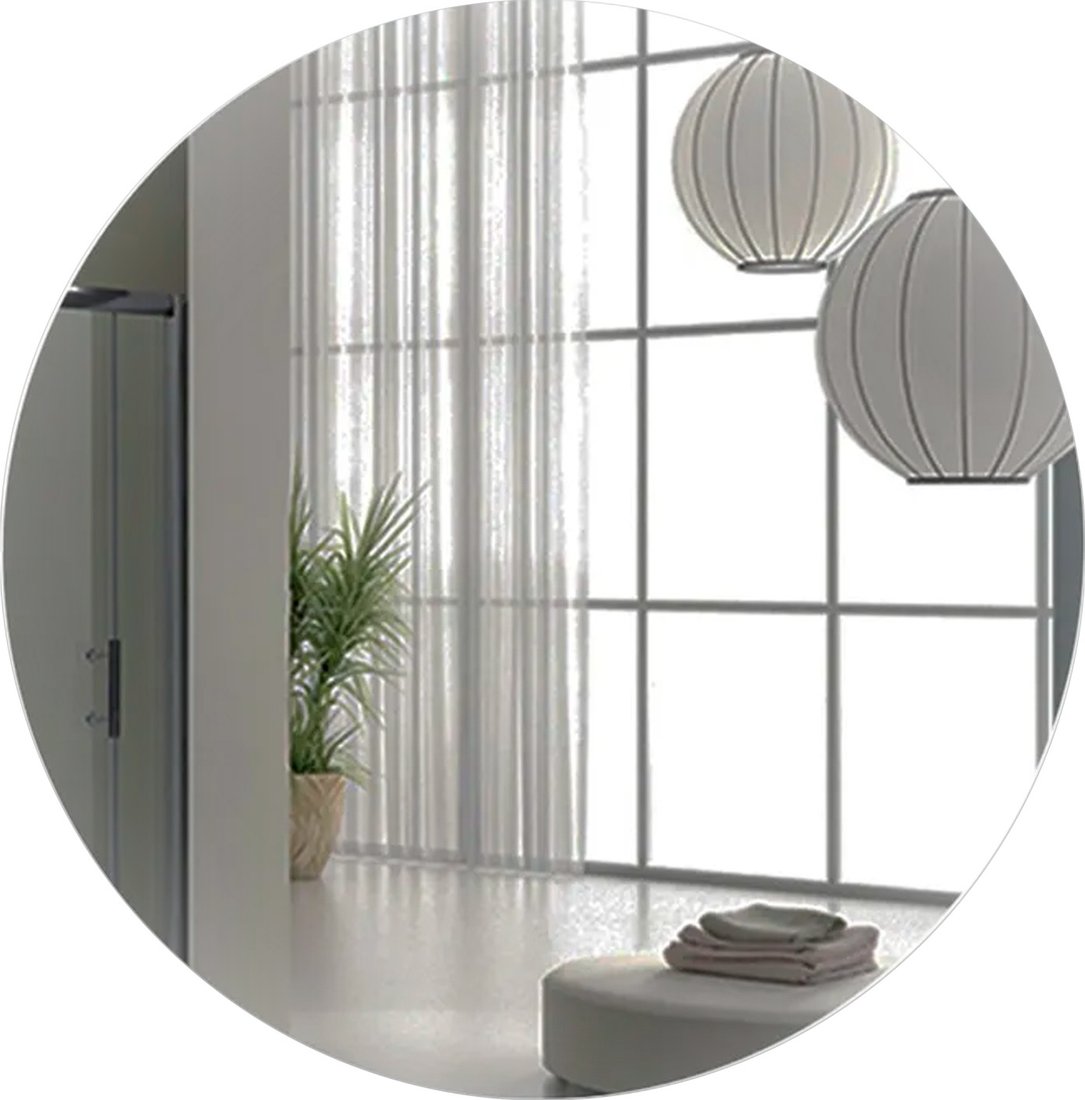Пекам Зеркало Ring Fly 90x90 ringFly-90x90sp (с подсветкой, с сенсором, подогревом)