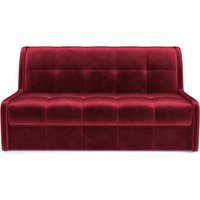 Диван Мебель-АРС Аккордеон Барон №6 НПБ 140x200 (бархат красный Star Velvet 3 Dark Red)