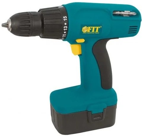 

Дрель-шуруповерт FIT 80204 (с 2-мя АКБ, кейс)