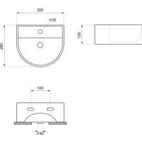Умывальник Wellsee WC Area 331802000