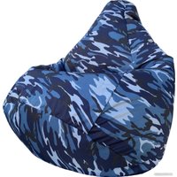 Кресло-мешок Flagman Груша Мега Г3.7-20 (синий камуфляж)