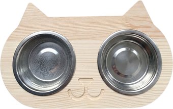 Миски на подставке KraftHouse 30x18x4см на подставке 2044888814074