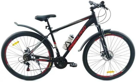 

Велосипед Greenland Action 27.5 р.19 2025 (черный/красный)