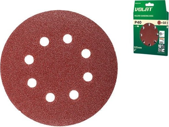 Набор шлифлистов Волат 80010-40 (10 шт)