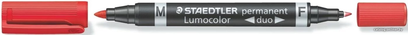 Маркер перманентный Staedtler Люмоколор двусторонний 348-2