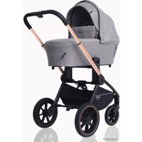 Универсальная коляска Rant MOWbaby Zoom PU (2 в 1, gold beige)