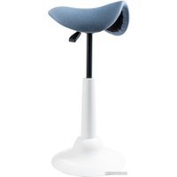 Офисное кресло Chair Meister Saddle (пластик белый/ткань синяя)