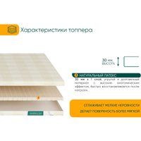 Ортопедический наматрасник Фабрика сна Топпер Т-8 200x190