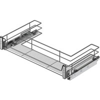 Корзина выдвижная Starax S-2354-A 90 (крепление на фасаде, антрацит)