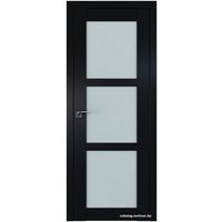 Межкомнатная дверь ProfilDoors 2.13U L 70x200 (черный матовый, стекло матовое)