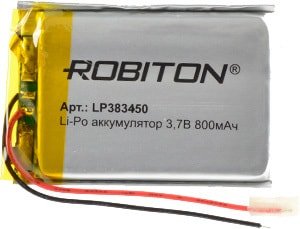 

Аккумулятор Robiton LP383450 800mAh 1 шт.