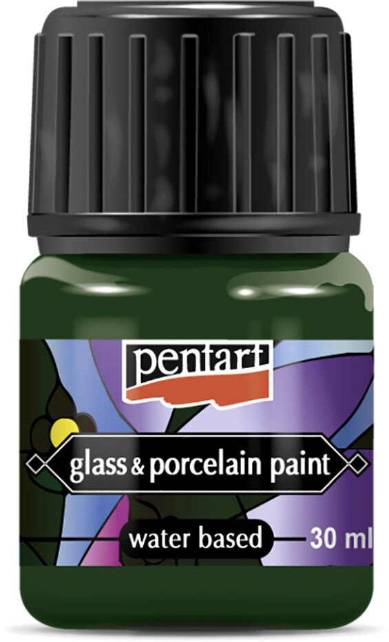 

Краска для стекла и керамики Pentart Glass&Porcelain 30 мл (зеленый)