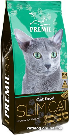 Сухой корм для кошек Premil Slim Cat 10 кг