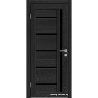 Межкомнатная дверь Triadoors Luxury 574 ПО 80x200 (anthracites/лакобель черный)