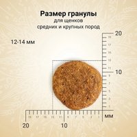 Сухой корм для собак Craftia Natura для щенков средних и крупных пород с ягненком и перепелкой (7кг)