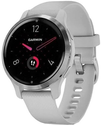 Garmin Venu 2S (нержавеющая сталь/серый)