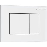 Унитаз подвесной Roxen Antares в комплекте с инсталляцией Asten Readle Zentralmodul AR0601-185W с белой кнопкой