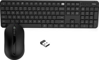 Офисный набор MIIIW Wireless Keyboard And Mouse Set (черный)