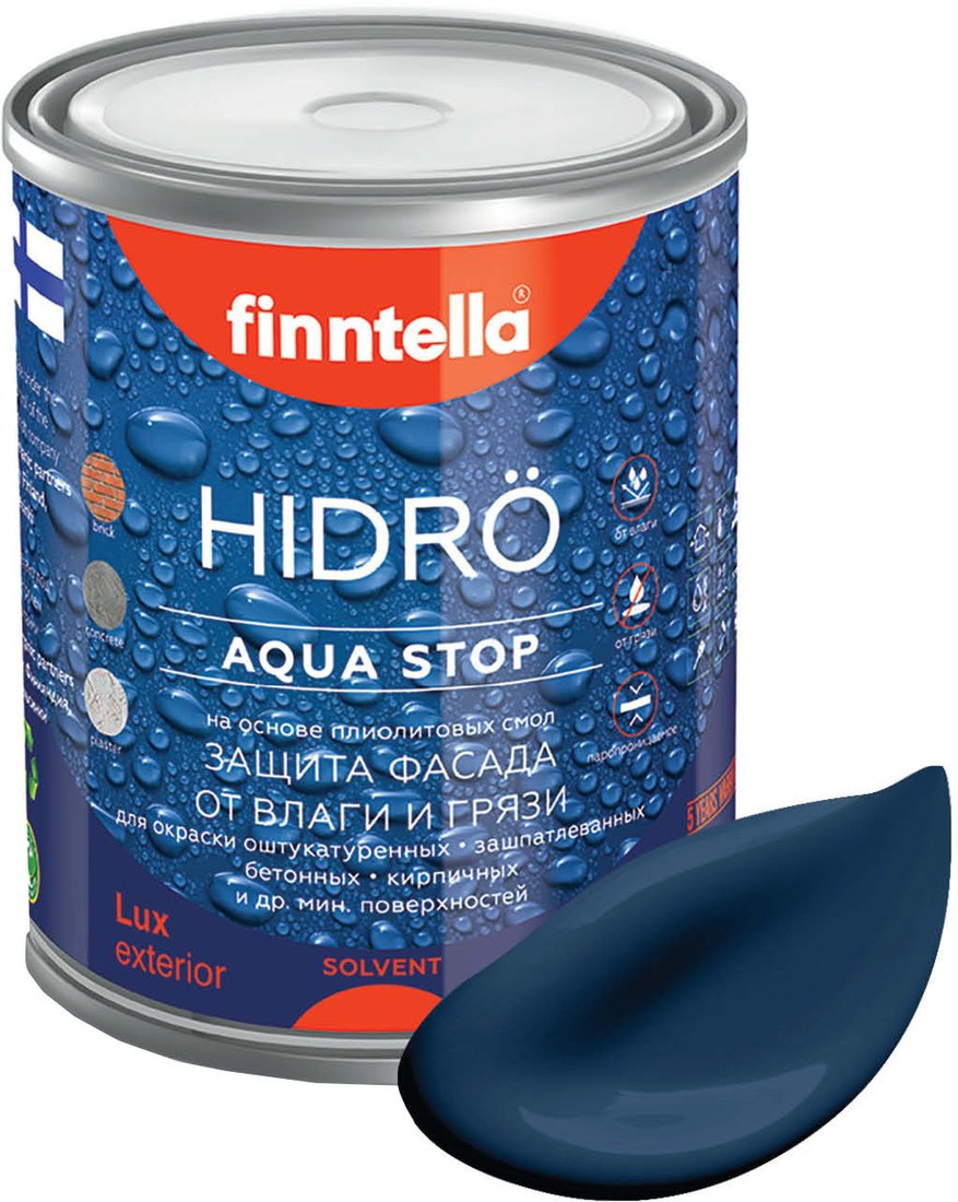 

Краска Finntella Hidro Keskiyo F-14-1-1-FL002 0.9 л (синий)